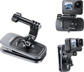 TELESIN 360 ° Rotation Magnetic Backpack Clip Clamp Mount pour GoPro Insta360 DJI et caméras d'action