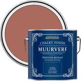 Rust-Oleum Rood  Chalky Finish Muurverf - Zalm 2,5L
