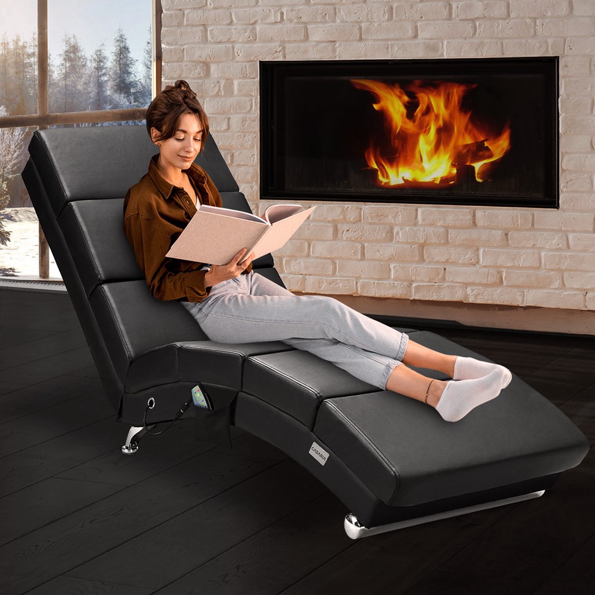 Casaria Casaria Relaxfauteuil Massagefauteuil - afbeelding 5