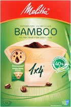 Filtres à Coffee en Bamboo Melitta 1x4 - 8 boîtes de 80 pièces (640 filtres au total)
