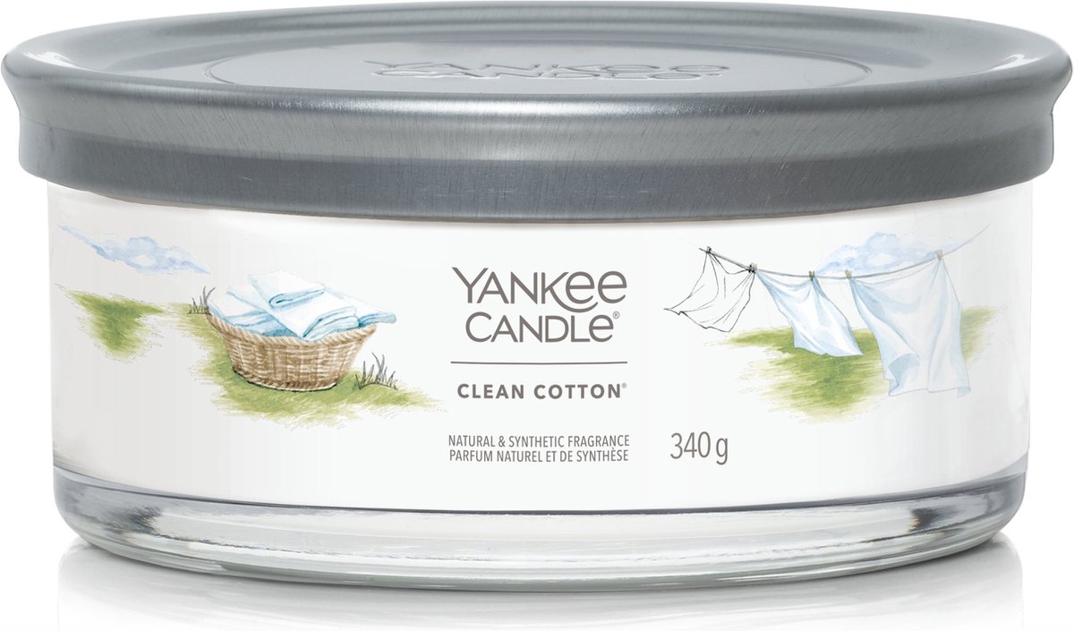 Yankee Candle - Clean Cotton Tumbler - 30 branduren - 5 lonten