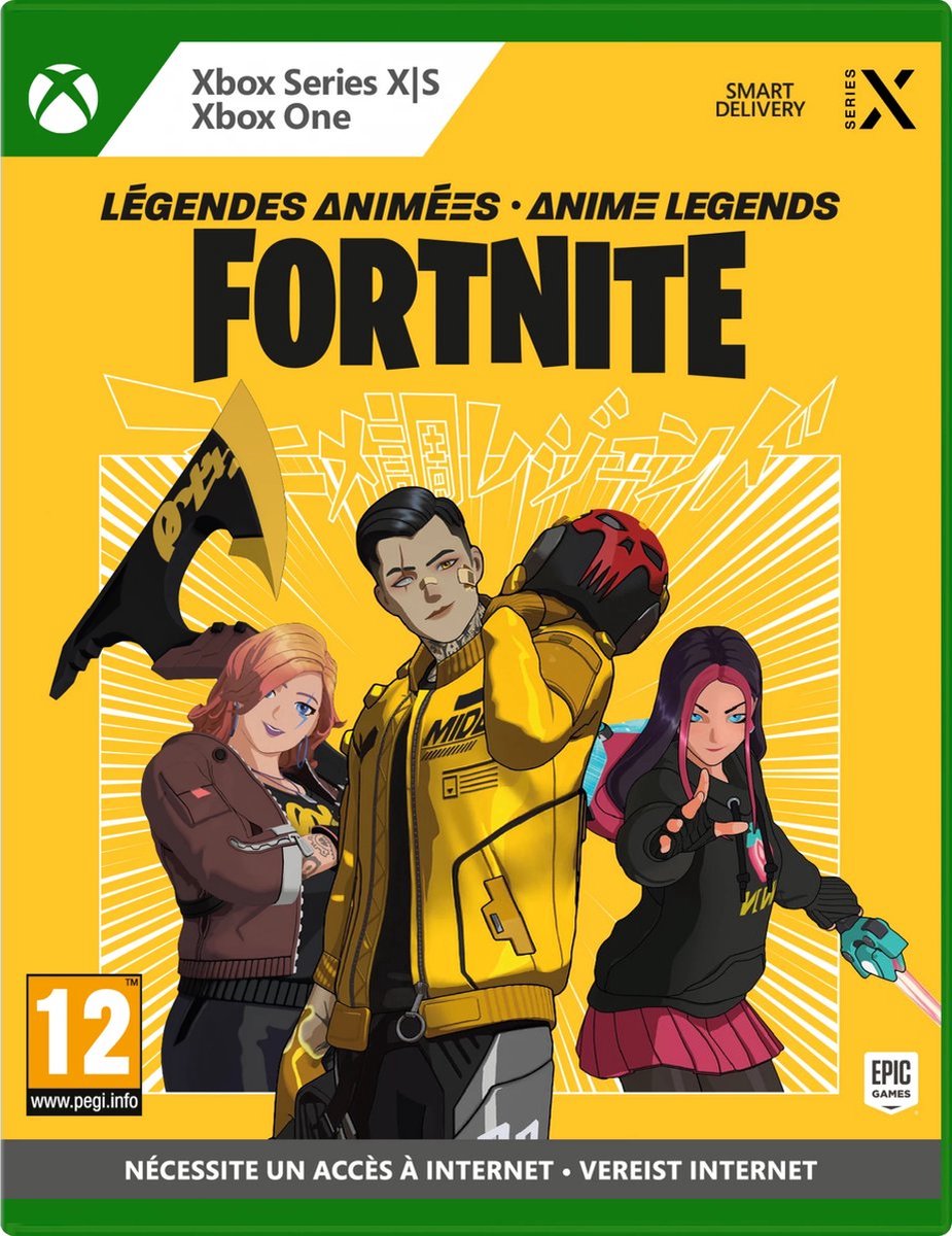 Fortnite - Anime Legends Pack - Xbox One & Xbox Series X|S - Uitbreiding - CODE in a BOX