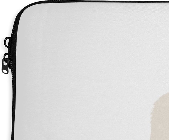 Housse pour ordinateur portable 15,6 pouces - Minimalisme - Pastel - Design - Housse pour ordinateur portable - Dimensions intérieures 39,5x29,5 cm