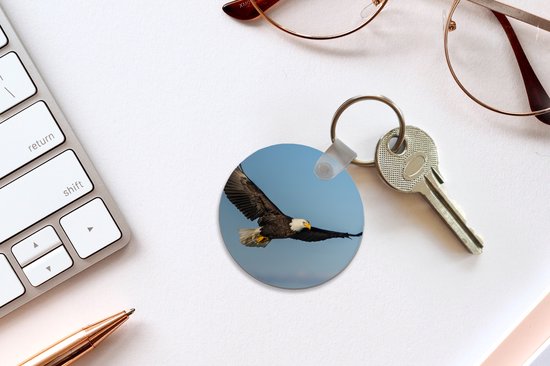 Porte-clés - Vogel - Aigle - Rapaces - Plastique - Rond - Cadeaux à distribuer