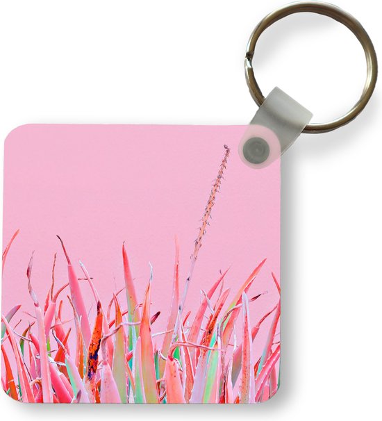 Porte-clés - Cadeaux - Été - Plantes - Pastel - Plastique