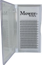 Mowny Beauty - Wimperextensions - 3D Premade Fans - 13mm 0,07mm D-krul - Natuurlijke Wimperextensions - Russisch volume