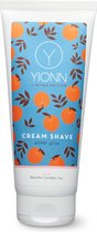 YIONN Cream Shave Winter Glow - zeepvrij alternatief voor scheerschuim en scheergel - hypoallergeen - géén parfum - met etherische olie - speciaal voor vrouwen