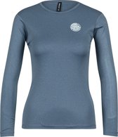 Rip Curl - UV-zwemshirt voor dames - Rip Tide - Lange mouw - Blue Marle - maat 8 (XS)