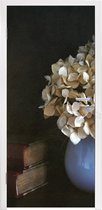 Sticker pour porte Hortensia - Nature Morte - Fleurs - 95x235 cm - Affiche de porte