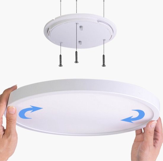 Plafondlamp Astro Zwart 17.5Watt Led 40cm kopen bij