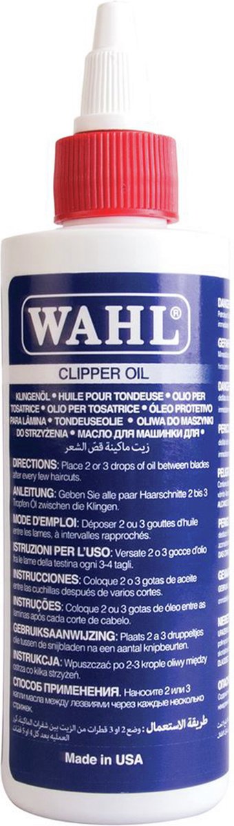 Wahl Tondeuse Olie 118ml voor Tondeuse en Trimmer-Onderhoud-Baardtrimmer
