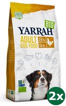 2x15 kg Yarrah dog 100% biologische brok kip hondenvoer NL-BIO-01