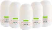 Incia - Natuurlijke Deodorant voor Vrouwen - 5 x Natuurlijke deodorant: de beste deodorant tegen zweetoksels - Ecocert goedgekeurd ingrediënt - Van natuurlijke oorsprong - Dierproefvrij.