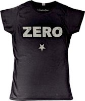 Smashing Pumpkins - Zero Distressed Dames T-shirt - S - Zwart