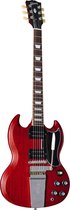 Gibson SG Standard '61 Faded Maestro Vibrola Vintage Cherry - Double-cut elektrische gitaar