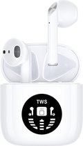 JAP Sounds AP80 Draadloze oordopjes en oplaadcase - Bluetooth 5.1 wireless earbuds - 24/u Luistertijd - Earphones wit