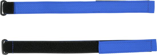 Velcro straps blauw