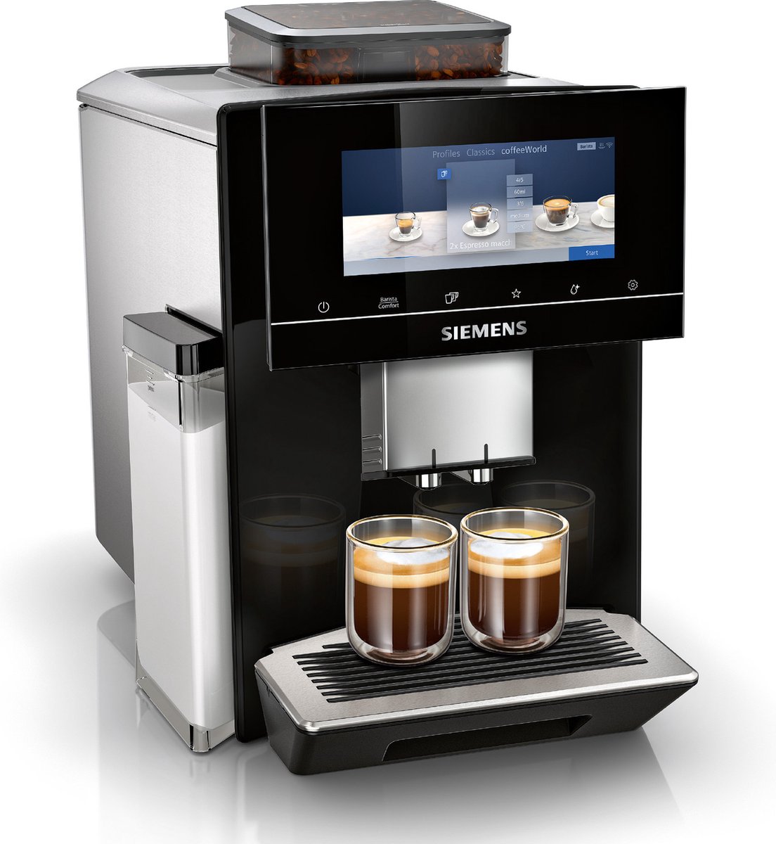 Siemens EQ900 TQ905R09 – Volautomatische espressomachine – Zwart, RVS