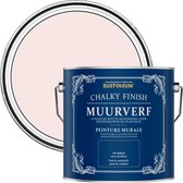 Rust-Oleum Roze Chalky Finish Muurverf - Aardbei Vanille 2,5L