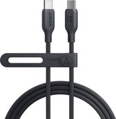 Anker USB-C vers USB-C - Câble de charge écologique - Certifié MFi - MacBook Pro - iPad Pro - iPad Air 4 - Samsung Galaxy S21 - 100W - 1,8 m - Zwart