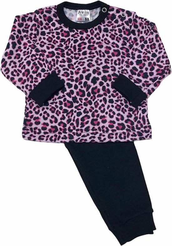 Pyjama Beeren Bodywear Panther Pink/ Zwart Taille 86/92 24-423-007-P105-86/92