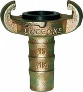 L�DECKE Luchtkoppeling/Klauwkoppeling - met Tule - 19 mm