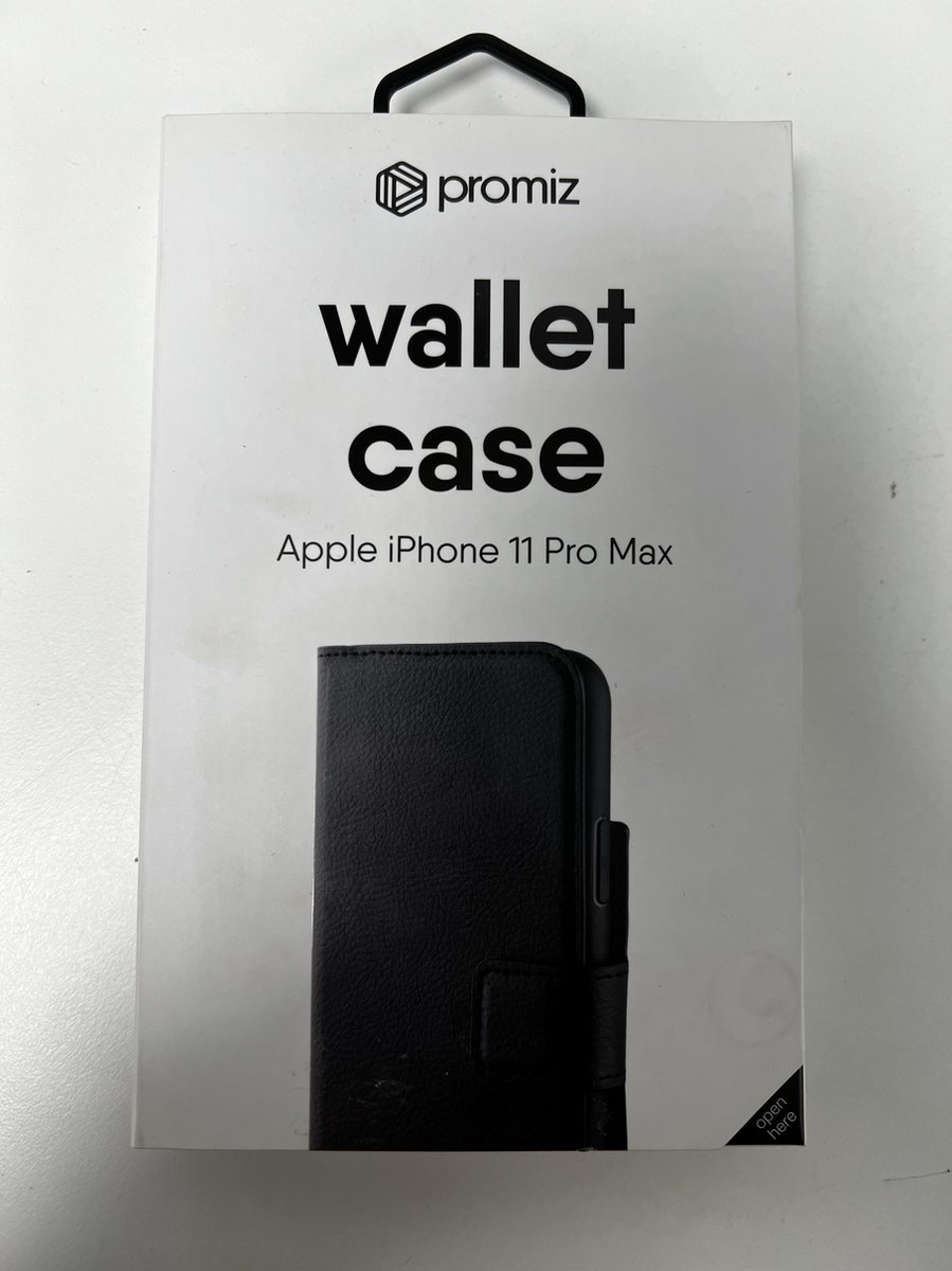 PROMIZ wallet case Apple iPhone 11 Pro Max zwart