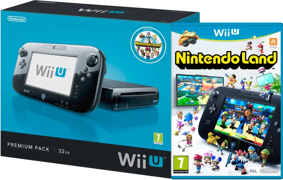 Nintendo Wii U Console Premium Pack with Nintendo Land (Black) (UK) /Wii-U  | bol.com