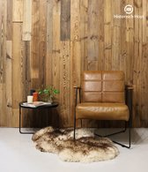 Luxewall - 3D Wandpanelen - Houten Wandbekleding - Wanddecoratie - Alpine Wood - Bruin - 0,8 m2