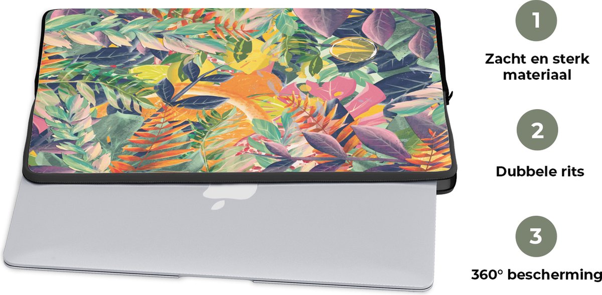 TIAASTAP Puffy Laptophoes voor 11-15 inch laptop, schattige laptoptas, compatibel met MacBook Air/Pro Retina, 13-13,3 inch notebook, compatibel met MacBook Pro 14 inch