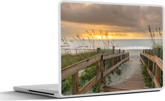 Foto: Laptop sticker 11 6 inch strand zee duin pad 30x21cm laptopstickers laptop skin cover