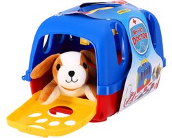 Dierenartskoffer met Honden Knuffel 10-delig