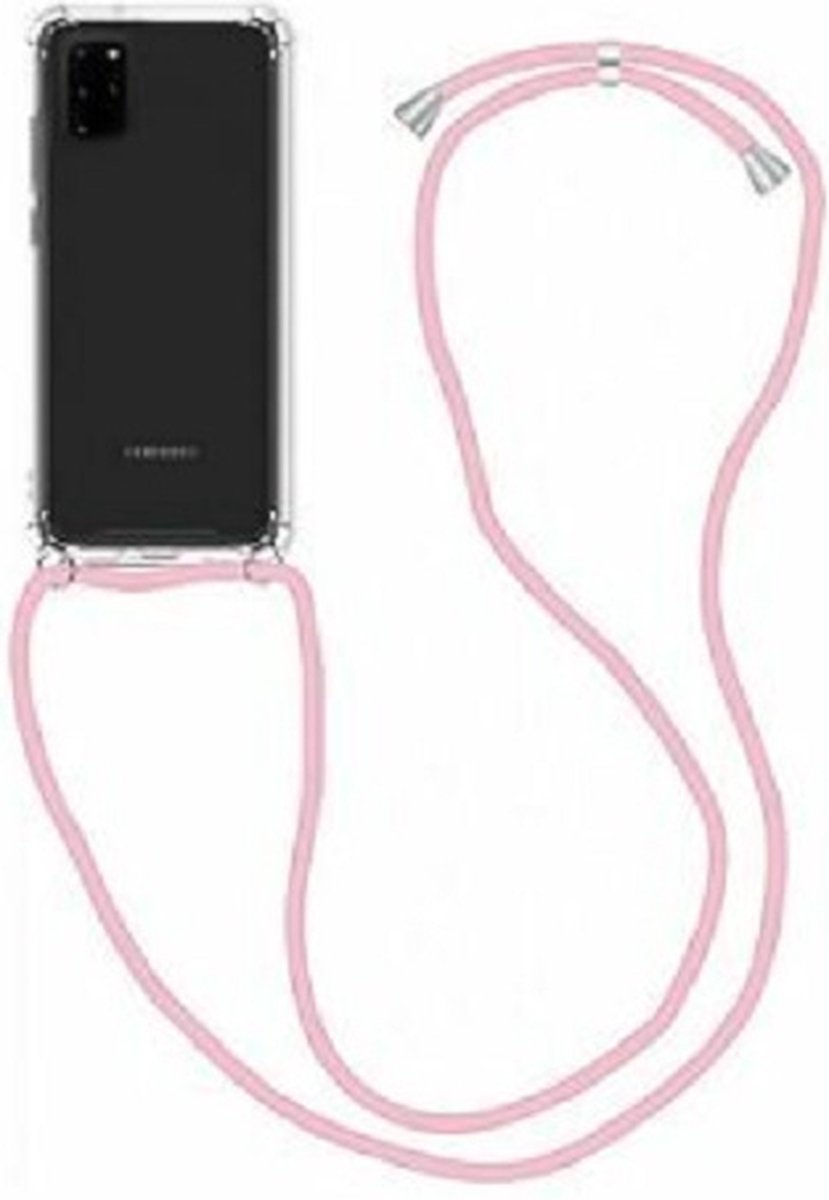 Samsung S20 Plus Hoesje Met Koord Roze