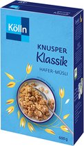 Kölln Muesli Crunchy Classic met volkoren havervlokken en een fijne vanilletoets 600 g