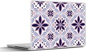 Laptop sticker - 17.3 inch - Bloemen - Luxe - Design - 40x30cm - Laptopstickers - Laptop skin - Cover