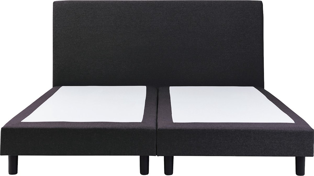 Beter Bed Basic Boxspring Cisano vlak zonder matras 120 x 200 cm zwart