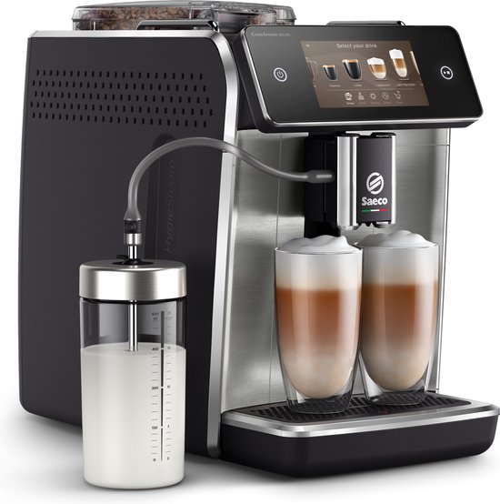 Philips Saeco GranAroma Deluxe SM6685/00 - Espressomachine - 18 Soorten Warme Drankjes - Zilver / RVS - + AquaClean Filter