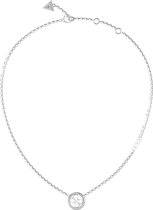 GUESS Life In 4G Dames Ketting Staal - Zilverkleurig