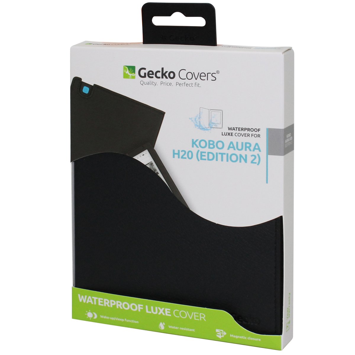 Gecko Covers Kobo Aura H2O (Edition 2) Luxe cover - Gecko Covers