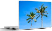 Laptop sticker - 13.3 inch - Palm - Zomer - Tropisch - 31x22,5cm - Laptopstickers - Laptop skin - Cover