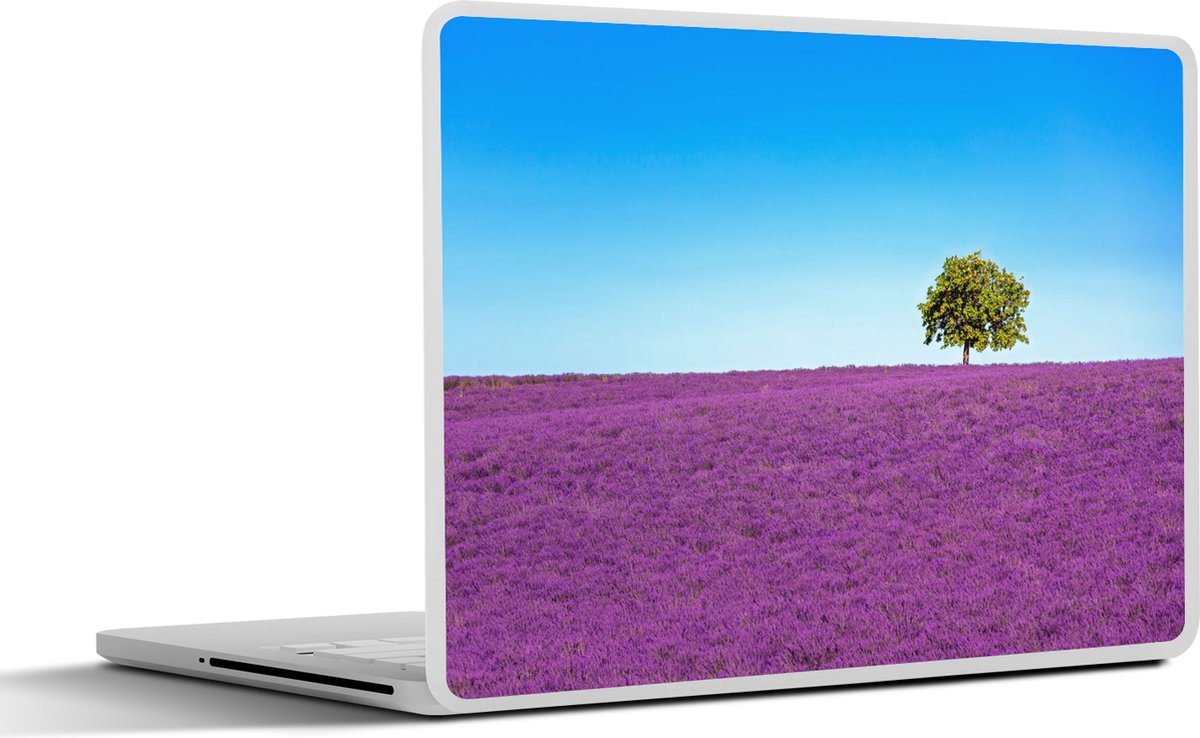 Laptop sticker - 11.6 inch - Boom - Paars - Lucht - Lavendel - 30x21cm - Laptopstickers - Laptop skin - Cover