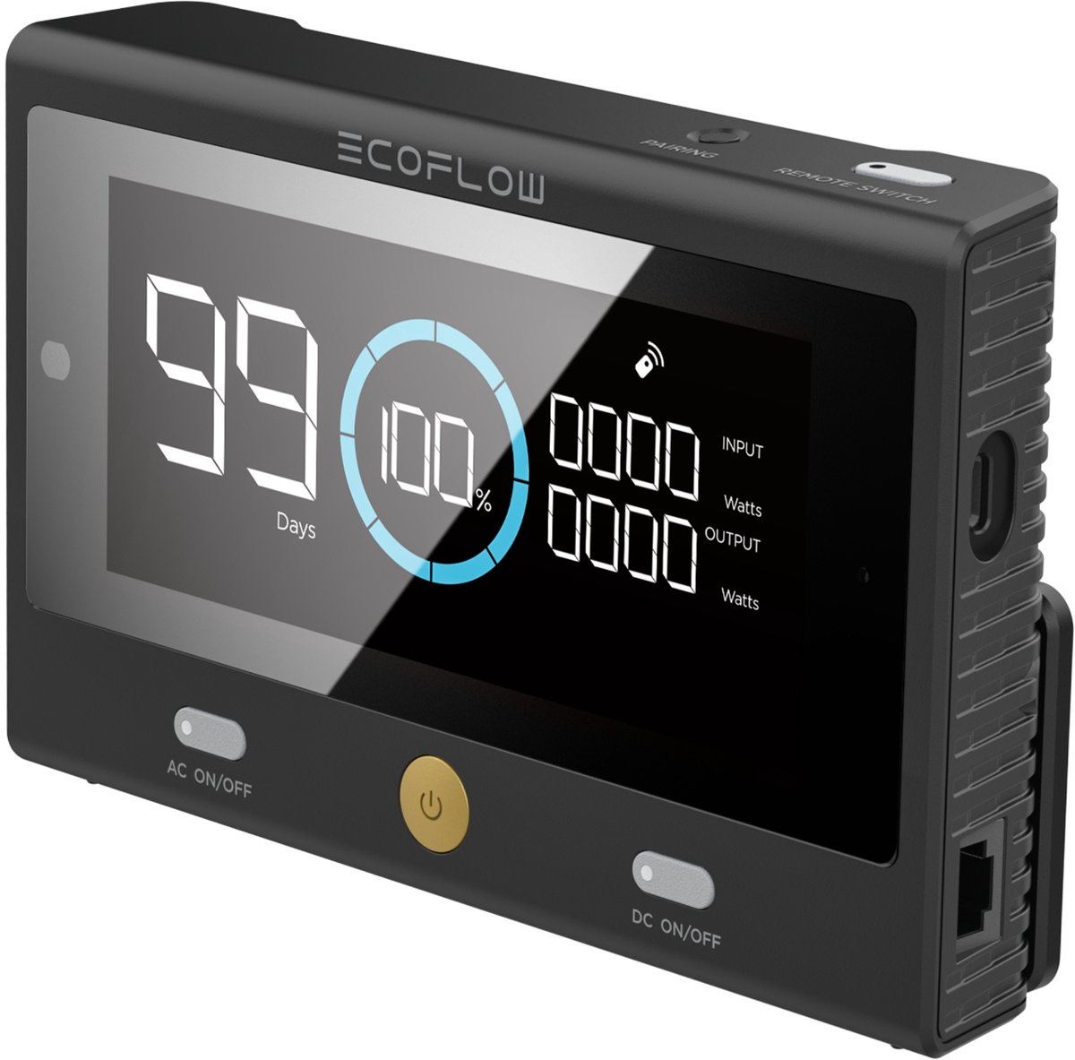 EcoFlow Delta Pro Remote Control - Afstandsbediening voor Ecoflow Delta Pro - Zwart