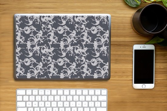 Sticker ordinateur portable - 12,3 pouces - Motifs - Zwart Wit - Camouflage