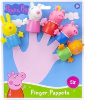 Marionnettes à doigt Peppa Pig - 5 personnages - Jeu