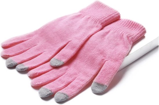Handschoenen Roze Dames - One Size - Touchscreen Handschoen