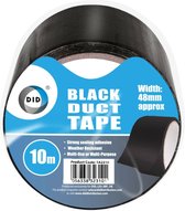 DID - duct tape - reparatietape - zwart - 10 meter x 48 mm