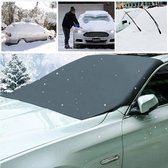 Pare-brise magnétique de voiture Couverture de neige Hiver Frost Guard  Protecteurs de parasol Multifonctionnel