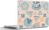 Sticker ordinateur portable - 13,3 pouces - Motifs - Vintage - Tasse - Thee
