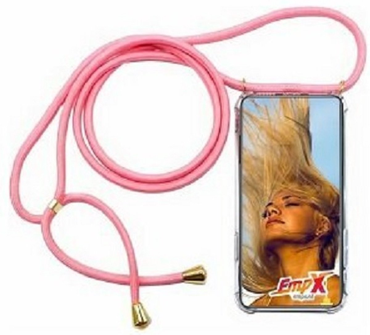 Samsung S20 Ultra Hoesje Met Koord Roze