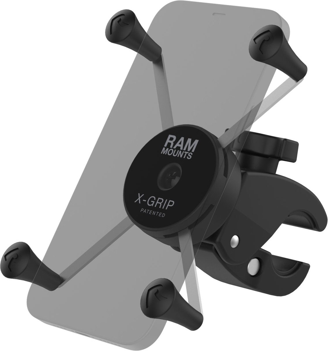 X-Grip® Large Phone Mount met Low-Profile Medium Tough-Claw™ RAM-HOL-UN10-404-2U